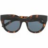 Le Specs 'Air Heart' Brown Tort Sunglasses