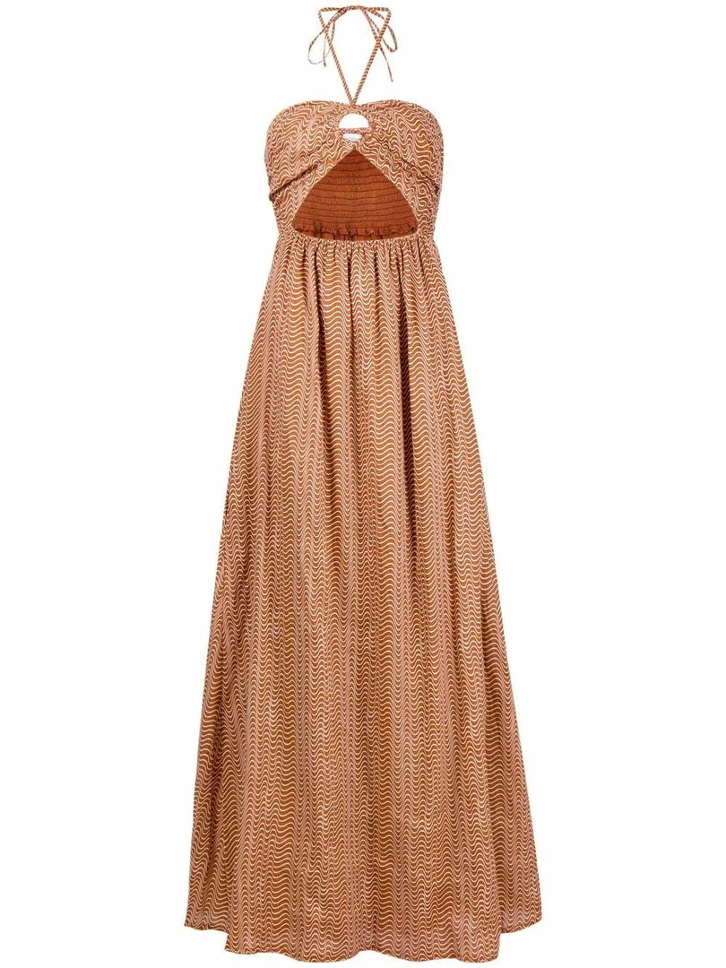 Faithfull The Brand 'La Costa' Wave Print Maxi Dress Clothing 5 Faithfull The Brand 'La Costa' Wave Print Maxi Dress Clothing