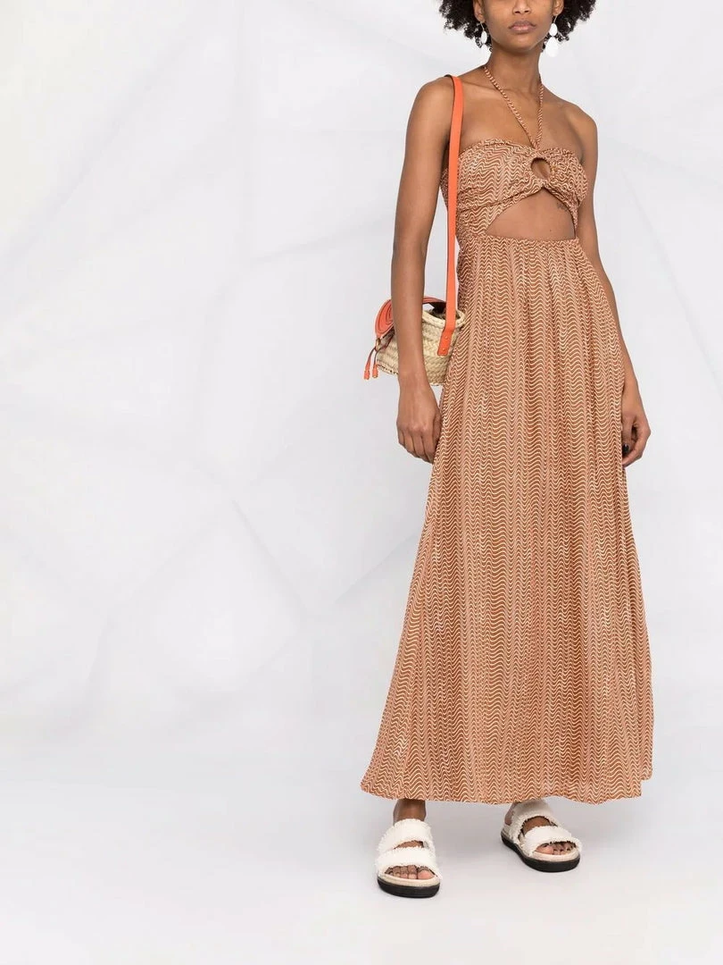 Faithfull The Brand 'La Costa' Wave Print Maxi Dress Clothing 8 Faithfull The Brand 'La Costa' Wave Print Maxi Dress Clothing