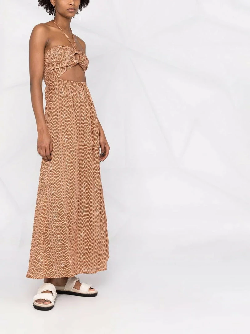 Faithfull The Brand 'La Costa' Wave Print Maxi Dress Clothing 14 Faithfull The Brand 'La Costa' Wave Print Maxi Dress Clothing