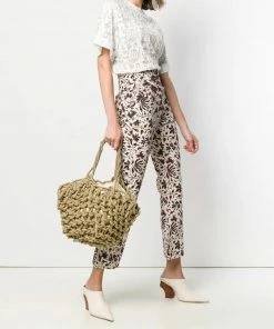 Alienina Camel 'Large Braided Bag'