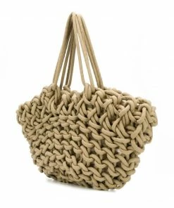 Alienina Camel 'Large Braided Bag'
