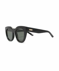 Le Specs 'Air Heart' Black And Gold Sunglasses Accessories