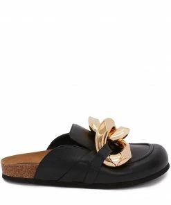 JW Anderson Shoes 'Leather Chain Loafers'