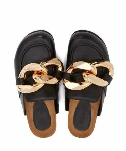 JW Anderson Shoes 'Leather Chain Loafers'