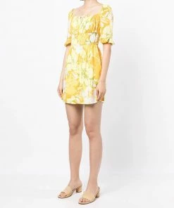 Faithfull The Brand 'Lecco' Floral Mini Dress Loretta Floral Dresses