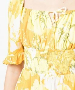 Faithfull The Brand 'Lecco' Floral Mini Dress Loretta Floral Dresses