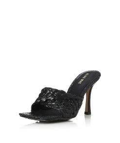Alias Mae Black 'Lennon' Woven Mules Shoes