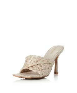 Alias Mae Beige 'Lennon' Woven Mules