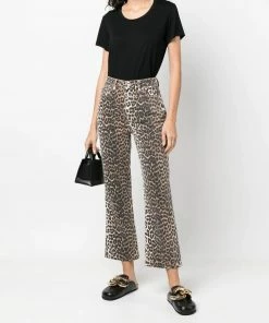Ganni 'Leopard Jeans'