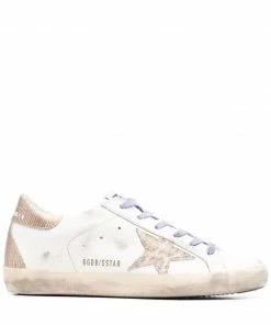 Golden Goose 'Leopard Star Trainers'