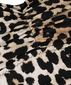 Ganni 'Leopard Swimsuit'