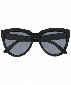 Le Specs 'Liar Lair' Black Rubber Sunglasses