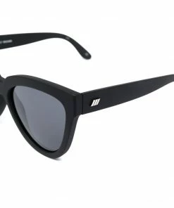 Le Specs 'Liar Lair' Black Rubber Sunglasses