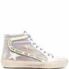 Golden Goose Shoes ‘Lilac Glitter Shearling Slide Sneakers’ 1 Golden Goose Shoes ‘Lilac Glitter Shearling Slide Sneakers’