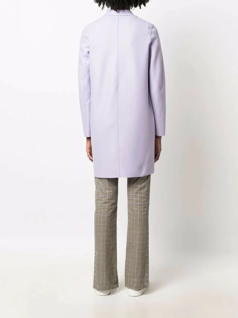 Harris Wharf London 'Lilac Single Breasted Midi Coat' 6 Harris Wharf London 'Lilac Single Breasted Midi Coat'