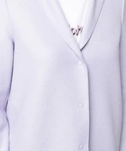 Harris Wharf London 'Lilac Single Breasted Midi Coat' 11 Harris Wharf London 'Lilac Single Breasted Midi Coat'