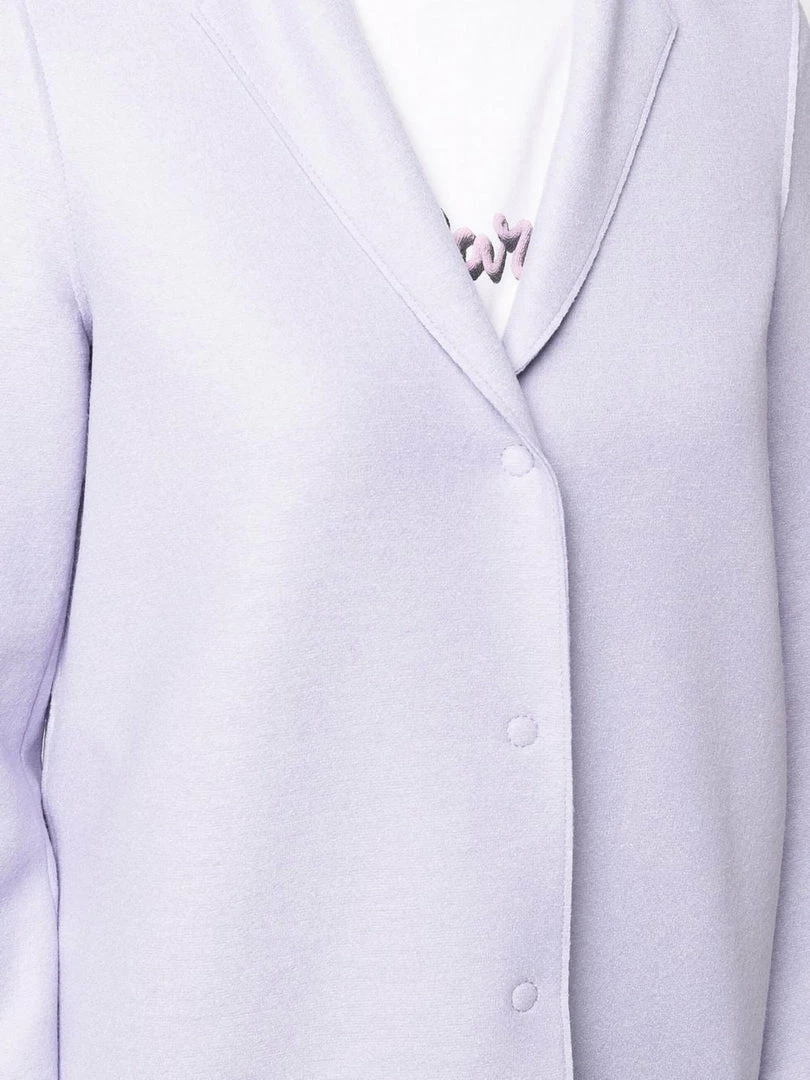 Harris Wharf London 'Lilac Single Breasted Midi Coat' 7 Harris Wharf London 'Lilac Single Breasted Midi Coat'