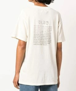 Anine Bing 'Lili' Distressed Biker T-shirt Clothing