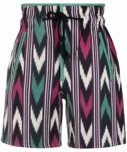 Isabel Marant Etoile 'Linima' Graphic Print Shorts Clothing