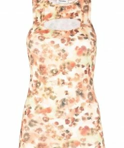 NANUSHKA 'Lio' Animal Print Top Clothing