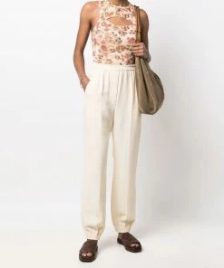 NANUSHKA 'Lio' Animal Print Top Clothing