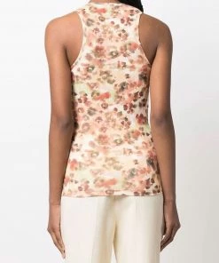 NANUSHKA 'Lio' Animal Print Top Clothing