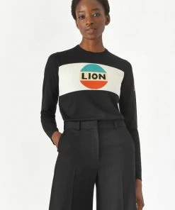 Bella Freud 'Lion' Stripe Jumper Clothing