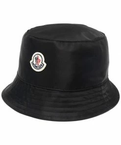 Moncler 'Logo Patch Bucket Hat'