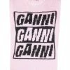 Ganni New In 'Logo Sleeveless Knit Sweater'