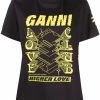 Ganni 'Love Club Logo Print T-shirt' 2 Ganni 'Love Club Logo Print T-shirt'