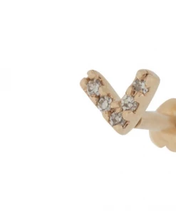 Maria Black Accessories 'Diamond Velvet Labret Stud Earring'