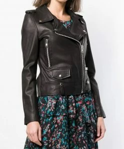 MDK Clothing ‘Black Seattle Leather Biker Jacket’