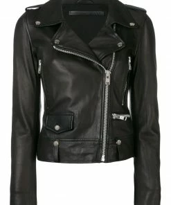 MDK Clothing ‘Black Seattle Leather Biker Jacket’