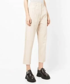 MDK Cream 'Iris' Leather Trousers 9 MDK Cream 'Iris' Leather Trousers