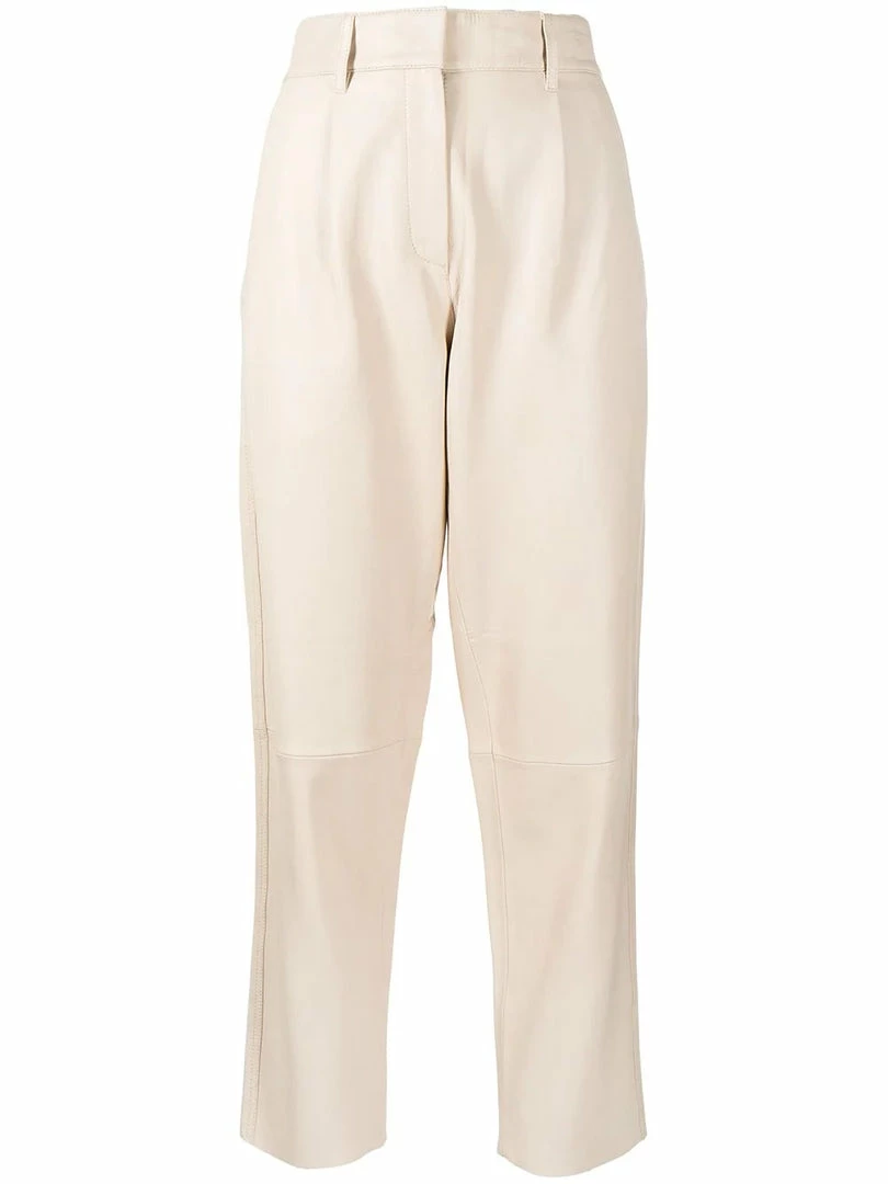 MDK Cream 'Iris' Leather Trousers 3 MDK Cream 'Iris' Leather Trousers