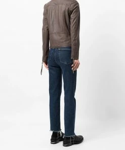 MDK Brown 'Seattle Thin Leather Jacket' Clothing 10 MDK Brown 'Seattle Thin Leather Jacket' Clothing