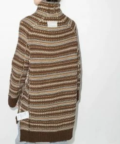 MM6 By Maison Margiela ‘Oversized Reversible Stripe Knit Long Sweater’ 9 MM6 By Maison Margiela ‘Oversized Reversible Stripe Knit Long Sweater’