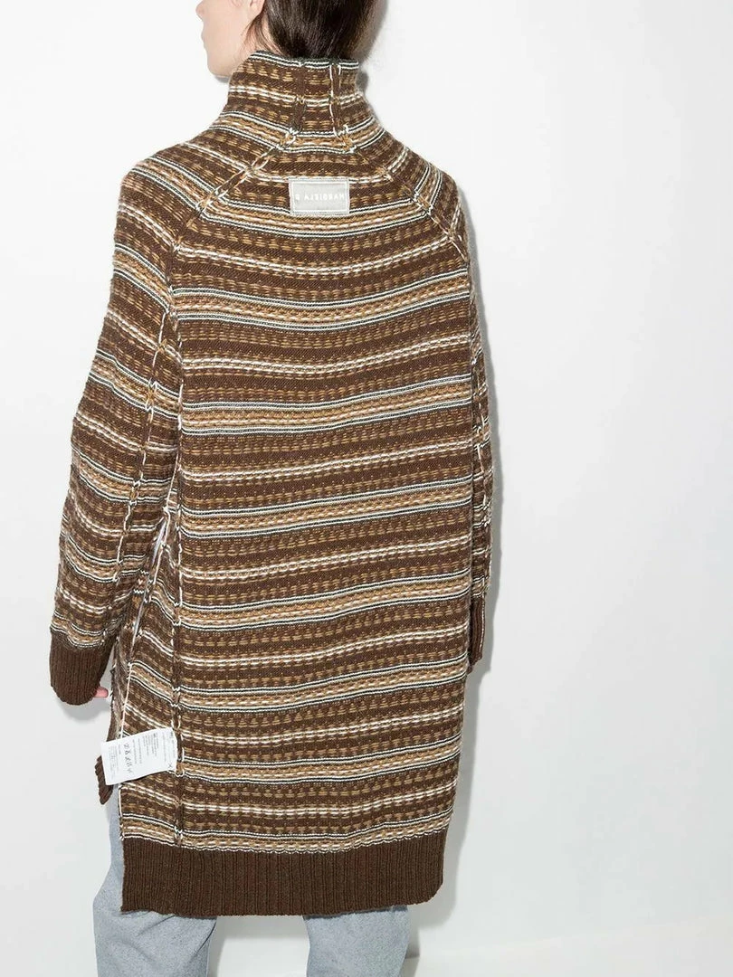 MM6 By Maison Margiela ‘Oversized Reversible Stripe Knit Long Sweater’ 5 MM6 By Maison Margiela ‘Oversized Reversible Stripe Knit Long Sweater’