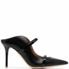 Malone Souliers Black ‘Maureen 85’ Stiletto Mules Shoes