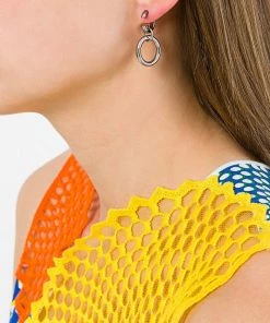 Maria Black Silver 'Dogma' Earring