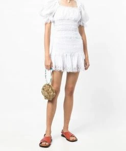 Charo Ruiz Tops 'Martha' Lace Top White