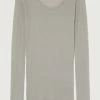 American Vintage Grey 'Massachusetts' Long Sleeve Top Clothing 1 American Vintage Grey 'Massachusetts' Long Sleeve Top Clothing