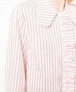 Baum Und Pferdgarten Clothing Striped 'Matleena' Ruffle Shirt