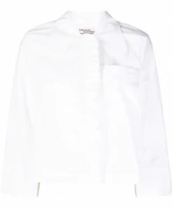 Baum Und Pferdgarten Clothing White 'Matleena' Ruffle Shirt