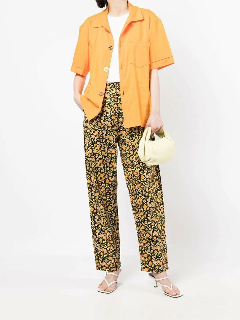 Stella Nova 'Matti' Floral High Waist Trousers 4 Stella Nova 'Matti' Floral High Waist Trousers