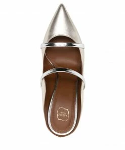 Malone Souliers 'Maureen 85-28' Mirror Silver Mules 9 Malone Souliers 'Maureen 85-28' Mirror Silver Mules