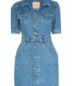 Paige'Mayslie' Denim Mini Dress