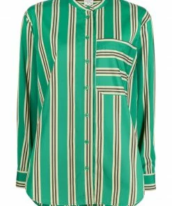 Baum Und Pferdgarten Green 'Mesa' Striped Shirt