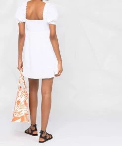 Faithfull The Brand 'Miguelina' Linen Mini Dress Clothing